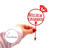 RECIEN CASADOS CAKE TOPPER