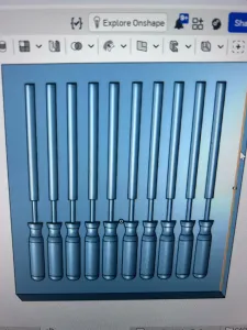 Small hand file holder