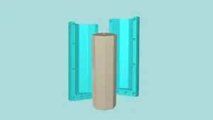 Candle Mold A14 - Molding Maker Wick Template