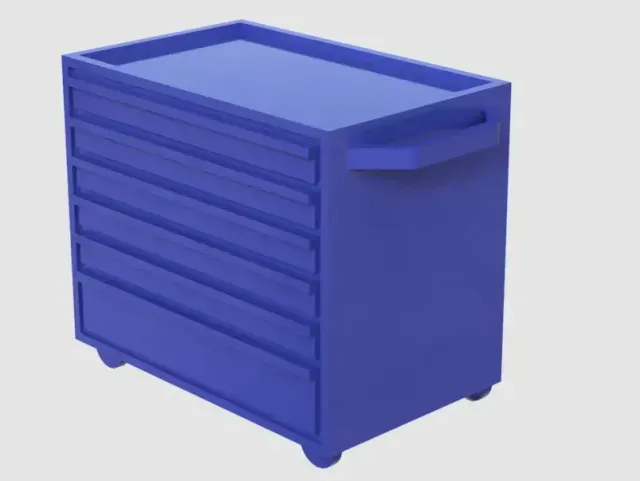 Tool Trolley 1:24 scale garage diorama accessories — Фото 2 из 3