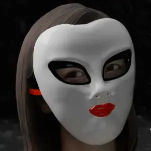 Venetian Geisha Masquerade Mask