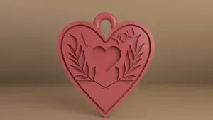 Heart, Necklace, Key Chain, for Lovers, Couples