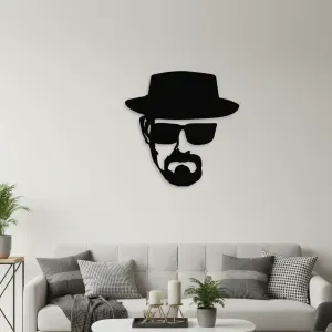 Heisenberg - Breaking Bad Wall Art Silhouette