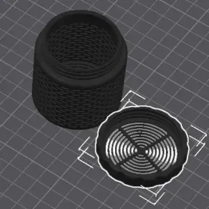 55 MM Spool Desiccant Gel Container