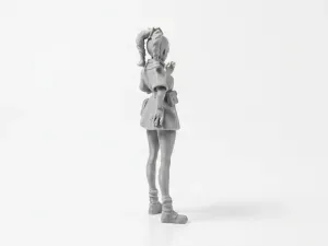 Cute Girl Figurine Chibi Character 3D Printable