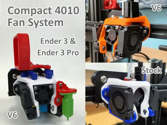 Compact 4010 Duct System for the Ender 3