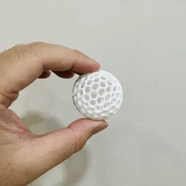AIRLESS TABLE TENNIS BALL - PING PONG - STL & 3MF WITH SUPPO — Фото 6 из 9