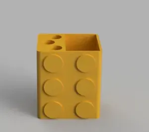 porta cepillo forma de lego