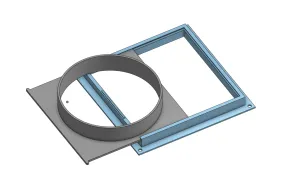 150mm Abluftadapter