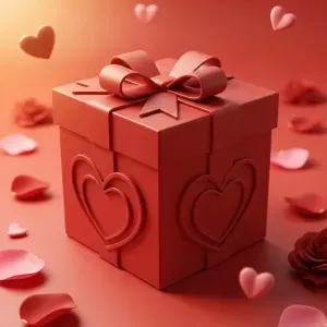 Caja de regalo San Valentin / Box gift Valentine´s Day