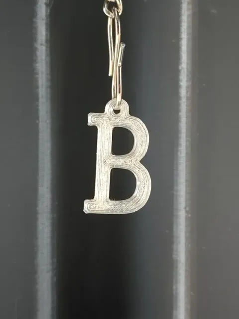 B keychain