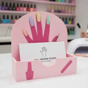 Bussines Card Holder for Nails Salons