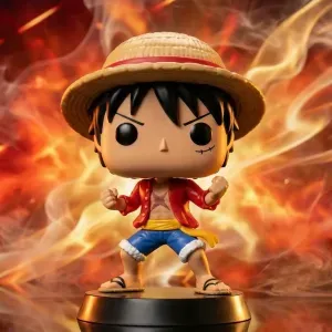Monkey D. Luffy - Funko Pop Style Figure | One Piece |FanArt