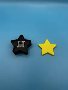 Rounded Star Clicker– Uses Keyboard Switches