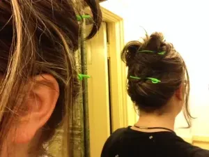 Customizable Power Hair Clip