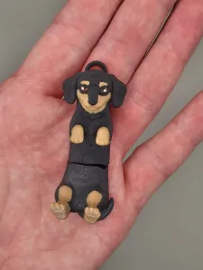 Dachshund Keychain – Articulated Flexi Cute Dog Toy