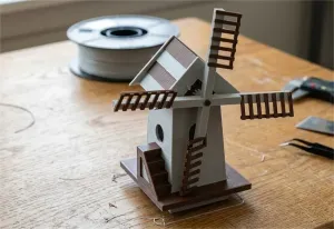 Desktop Decorative Model Windmill