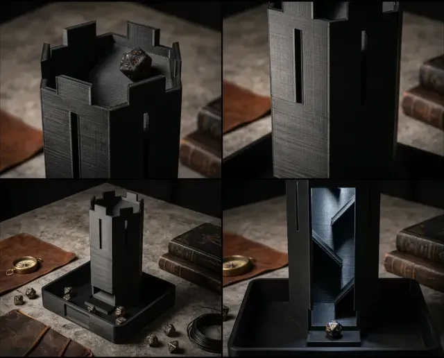 Castle Dice Tower & Catch Tray | D&D Set | Catan — Фото 3 из 7