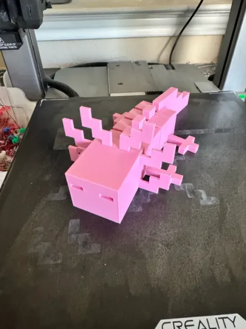 Flexi Minecraft Axolotl — Image 2 of 3