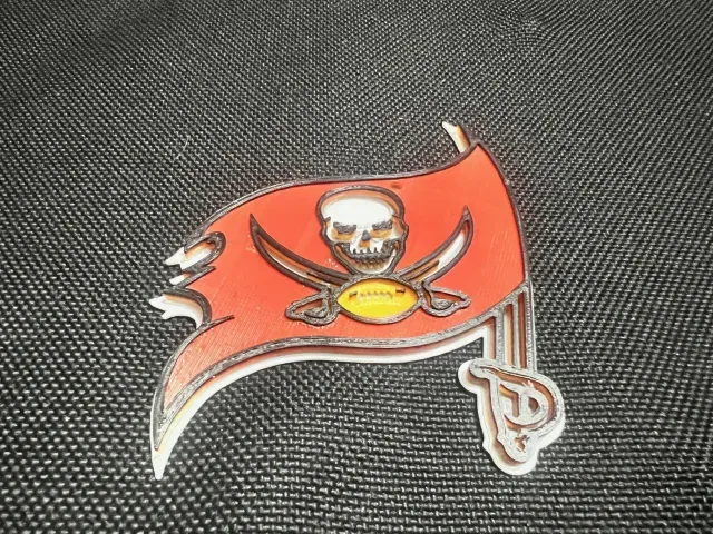 Tampa Bay Buccaneers. Designed in layers to enable color printing. — Фото 4 из 6