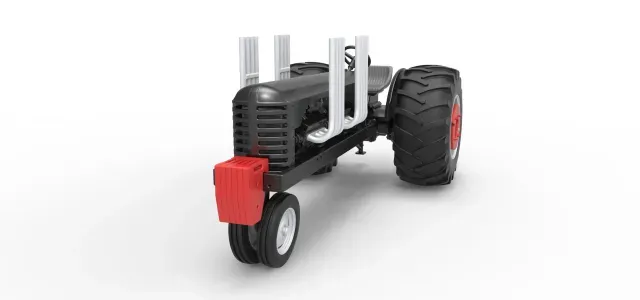 Vintage Small block Pulling tractor Version 3 Scale 1:25 — Image 5 of 9