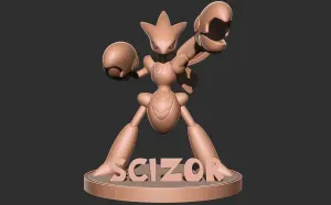 Pokemon - scizor 3D print model