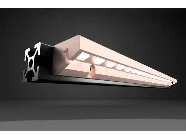 Led Strip Holder for Alumunium Profile 2020 Ender Series