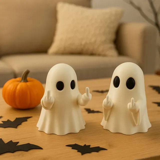 THE CHEEKY & RUDE GHOSTS (PAUL & TIM) / HALLOWEEN DECOR