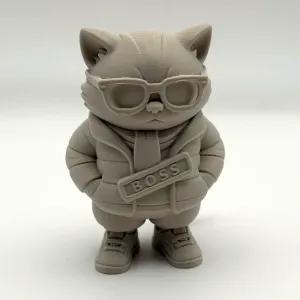 Cool Winter Kitten