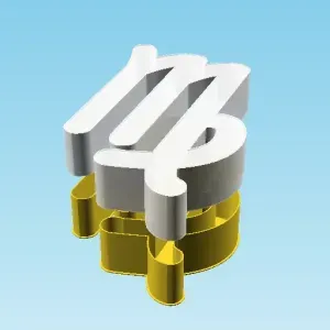 Virgo symbol, nestable box (v2)