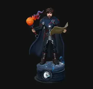 Hiccup from How to Train Your Dragon style Statue