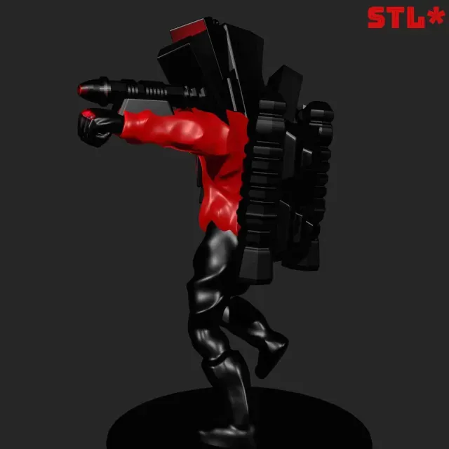 UPGRADED TITAN SPEAKERMAN FROM SKIBIDI TOILET | 3D FAN ART — Фото 6 из 9