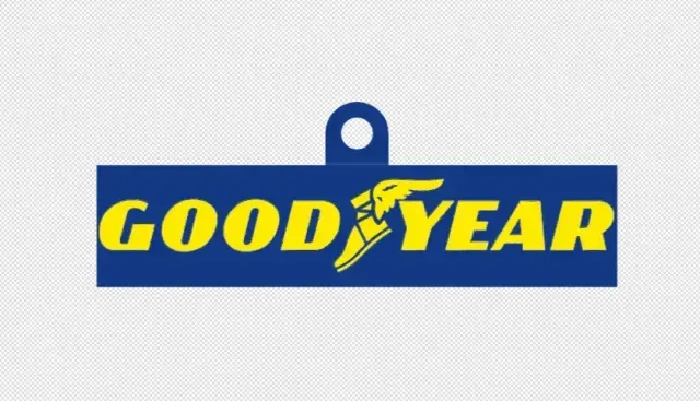 Goodyear Logo Keychain – 2 Color / Single Color Option — Фото 3 из 4