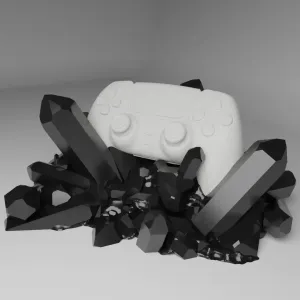 Crystal Cluster Dual sense controller stand Playstation 5 PS