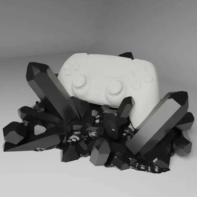 Crystal Cluster Dual sense controller stand Playstation 5 PS