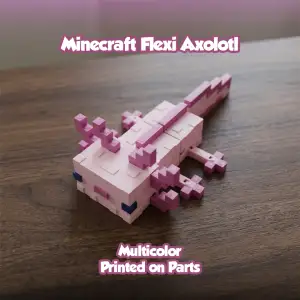 Minecraft Flexi Axolotl - Multicolor - Parts