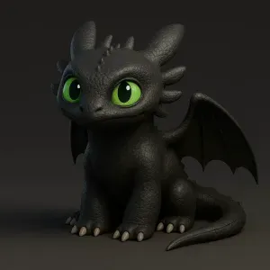 Cute Dragon Toothless Inspired