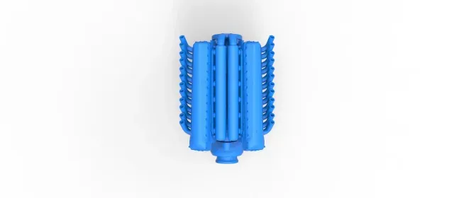 Engine V12 of Vintage Dragster Scale 1:25 — Фото 7 из 9