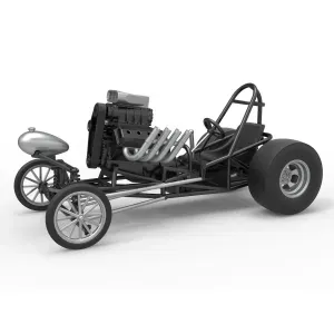 Vintage Front engine dragster Base Version 2 Scale 1:25