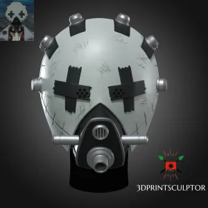 Gachiakuta Enjin Full Face Mask - For Anime Cosplay Helmet
