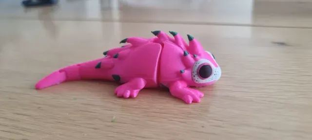 Articulated Dragon fruit Chameleon print in place multi color — Фото 4 из 5