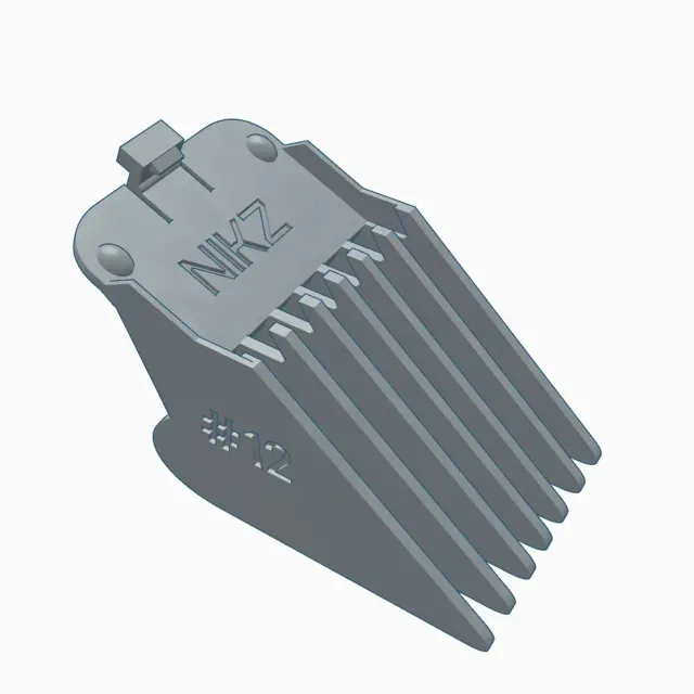 Hair Clipper Guard Comb 3D Custom Cutting Guide #12 – 38mm — Image 7 of 9