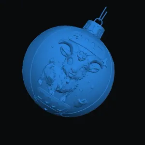 Новогодний шар год козы 2027