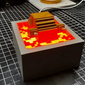Lava chicken night light