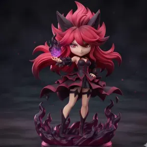Ignis Vespera – Chibi Shadow Flame Queen