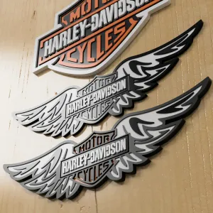 HARLEY DAVIDSON LOGOS X 3