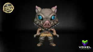 Inosuke Hashibira STL 3D Model, Funko anime demon slayer