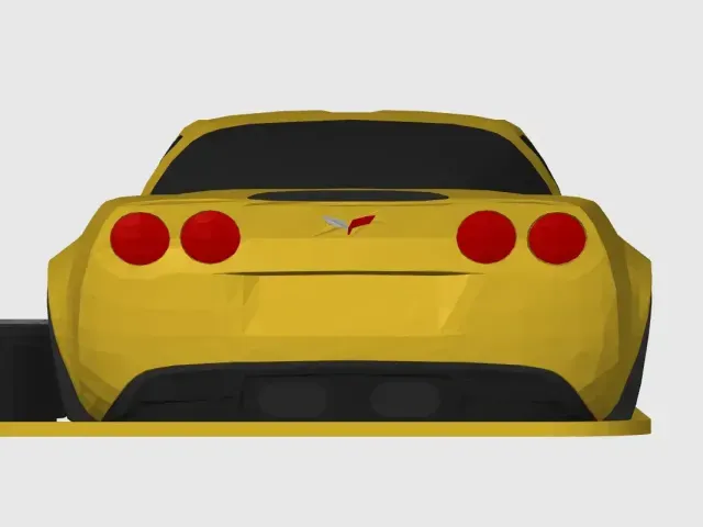 Chevrolet Corvette Z06 (C6) Kit Card (1:24 scale) — Фото 9 из 9