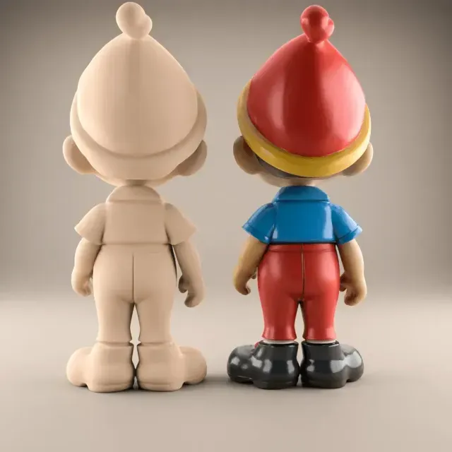 Cute Pinocchio STL File for 3D Printing and Decor — Фото 4 из 5