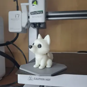 Siberian Husky desk toy